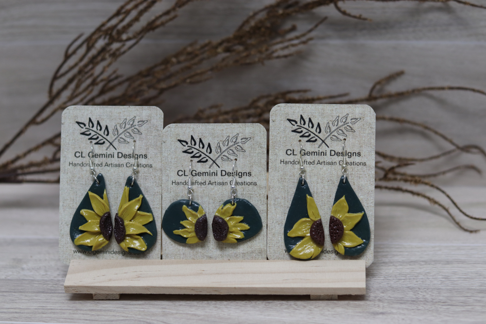 Sunflower Statement Earrings Sunflower Statement Earrings