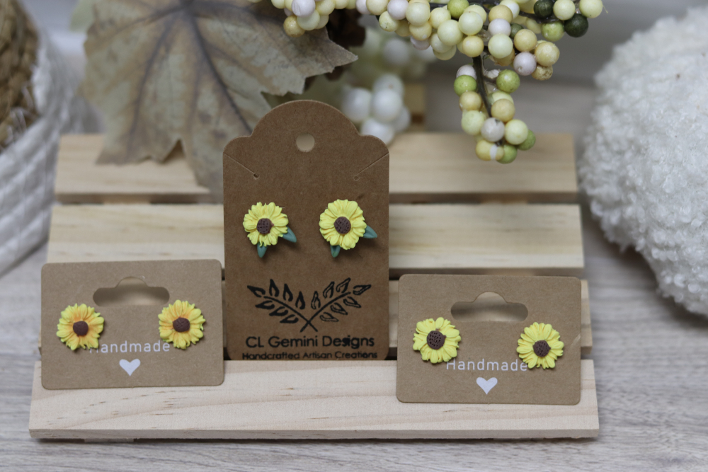 Sunflower Stud Earrings Sunflower Stud Earrings
