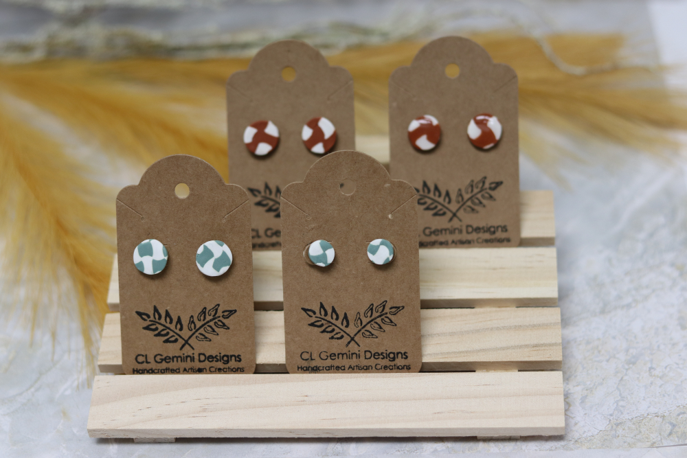 Terrazzo Stud Earrings