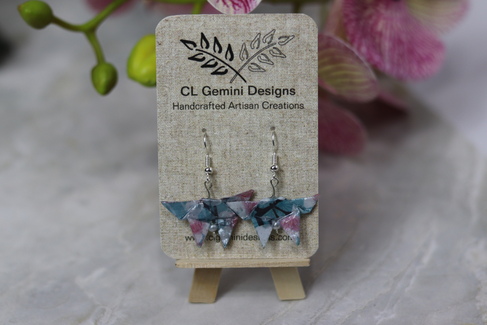 Origami Butterfly Earrings - Image 4