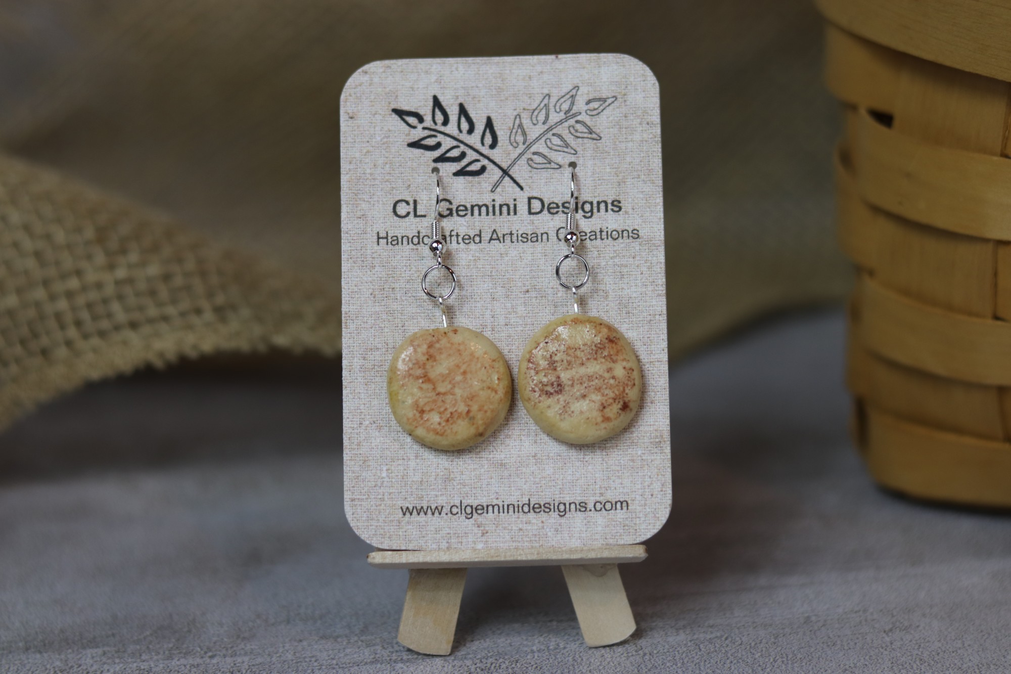 Cookie Dangle Earrings (3 Flavors) Cookie Dangle Earrings (3 Flavors)