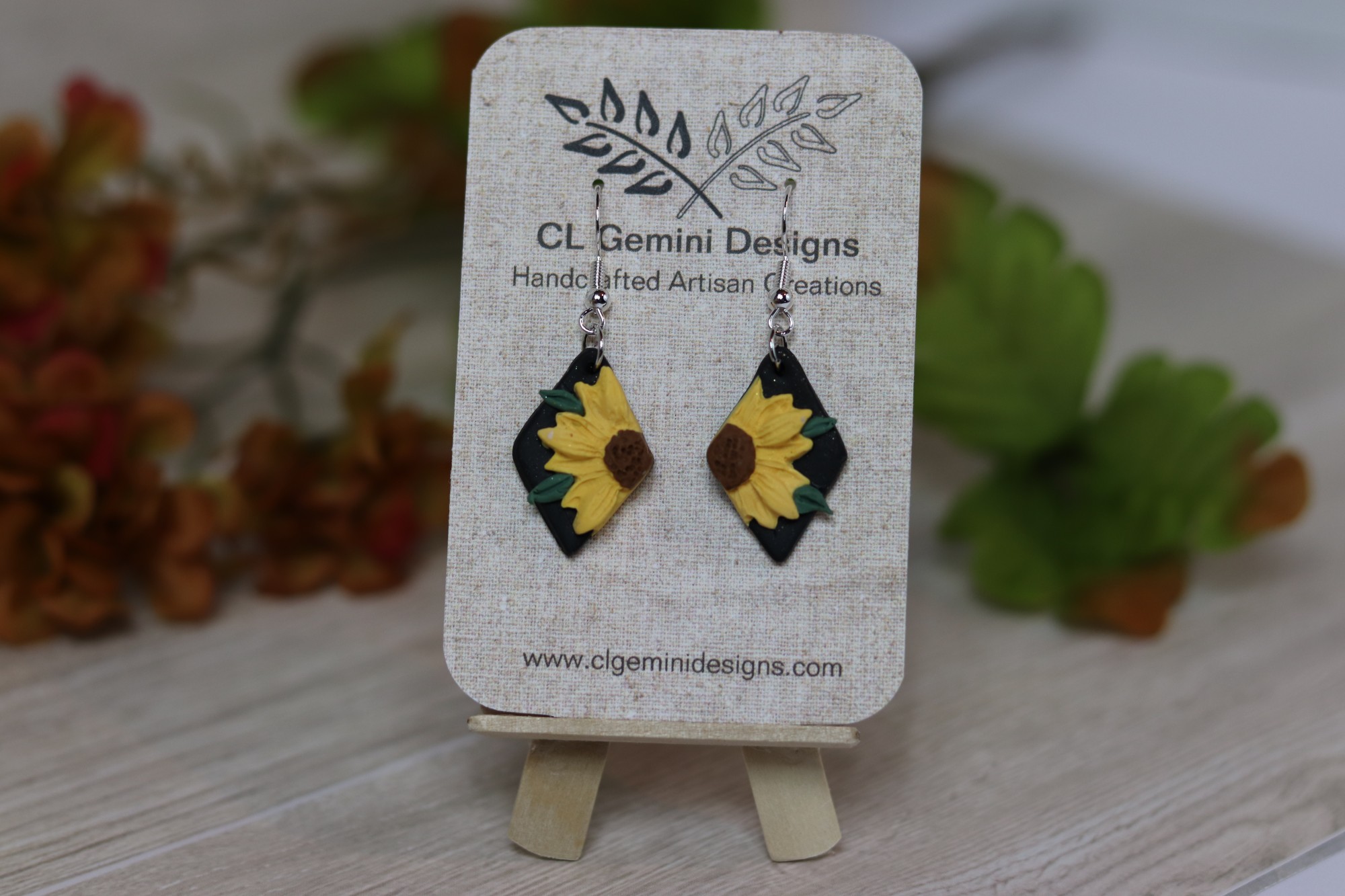 Sunflower Petite Dangles (3 styles)